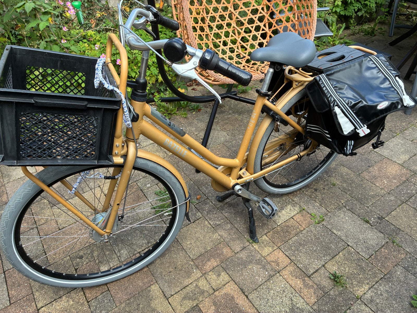 Gazelle Heavy Duty Transportfiets - 3 versnellingen, Ophalen, Gebruikt, Velgrem, Versnellingen