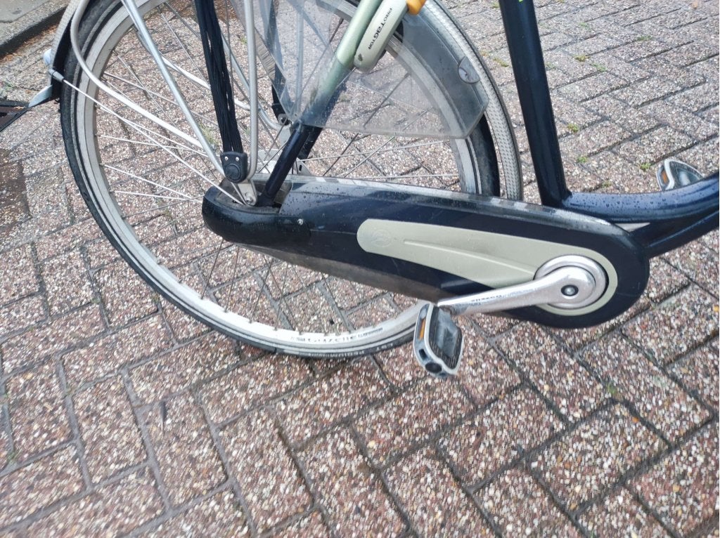 Gazelle Chamonix dames 7 speed en geveerd, lage instap, Terugtraprem, Gebruikt, Niet ingevuld, 50 tot 53 cm