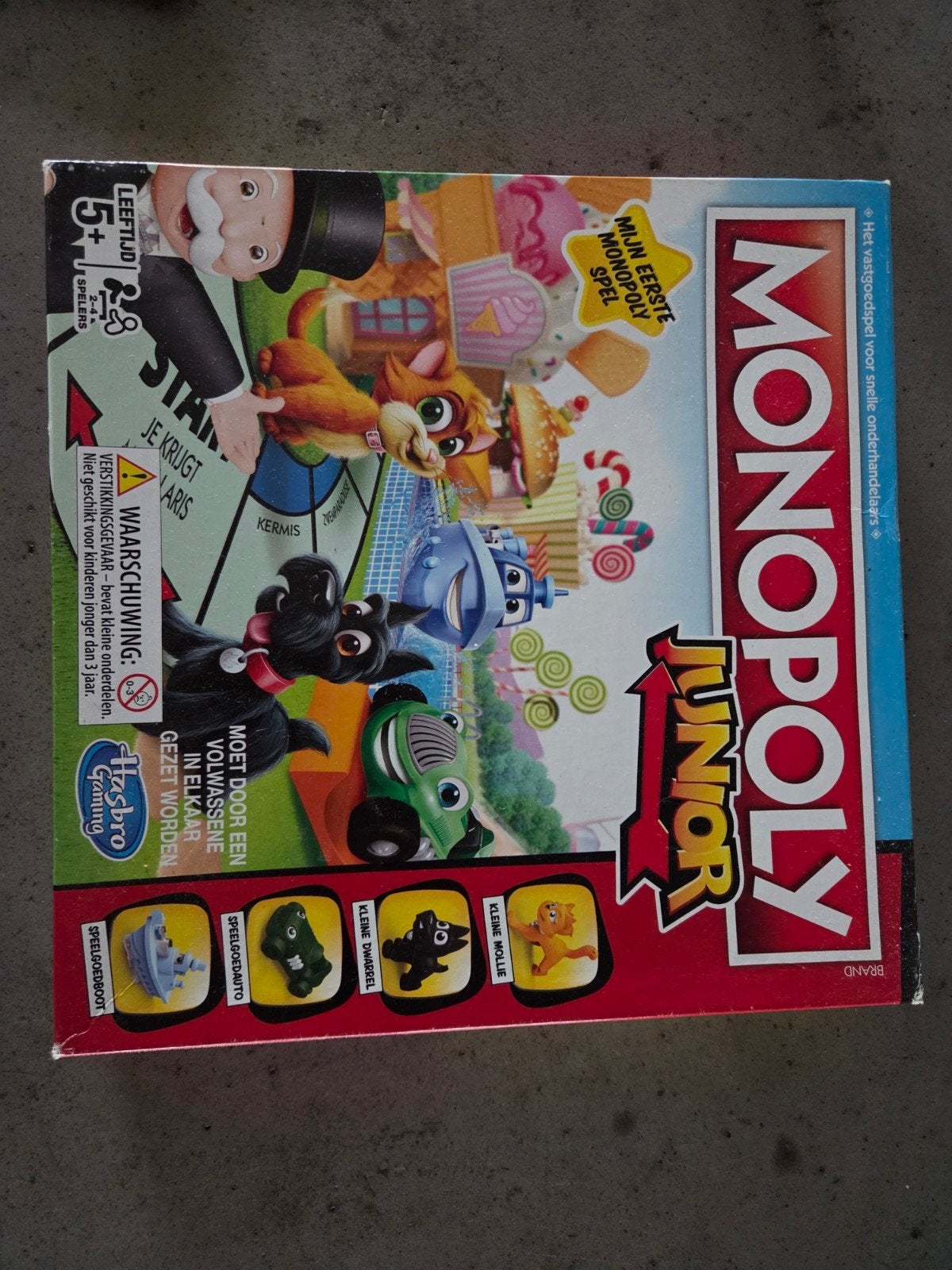 Monopoly Junior - Mijn Eerste Monopoly Spel, Een of twee spelers, Ophalen of Verzenden, Gebruikt, Hasbro