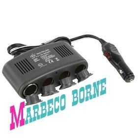 Auto verdeel adapter,Splitter met 4 aansteker uit, USB Actie, Auto diversen, Nedis, Nieuw, Info@marbeco.nl, Ophalen of Verzenden