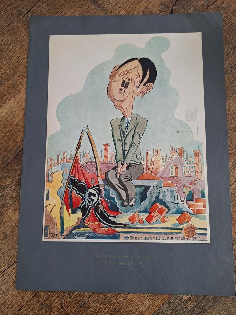 13 prenten Hitler Stanislaw Toegel, Ophalen