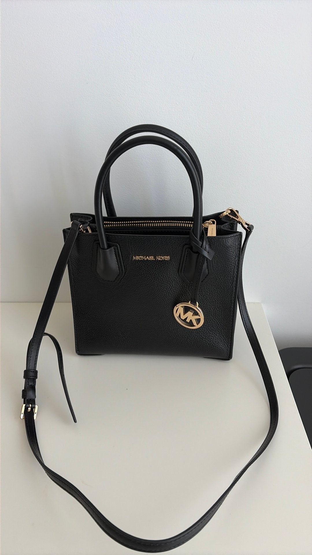 Michael kors tas zwart, Ophalen of Verzenden, Zo goed als nieuw, Zwart, Handtas