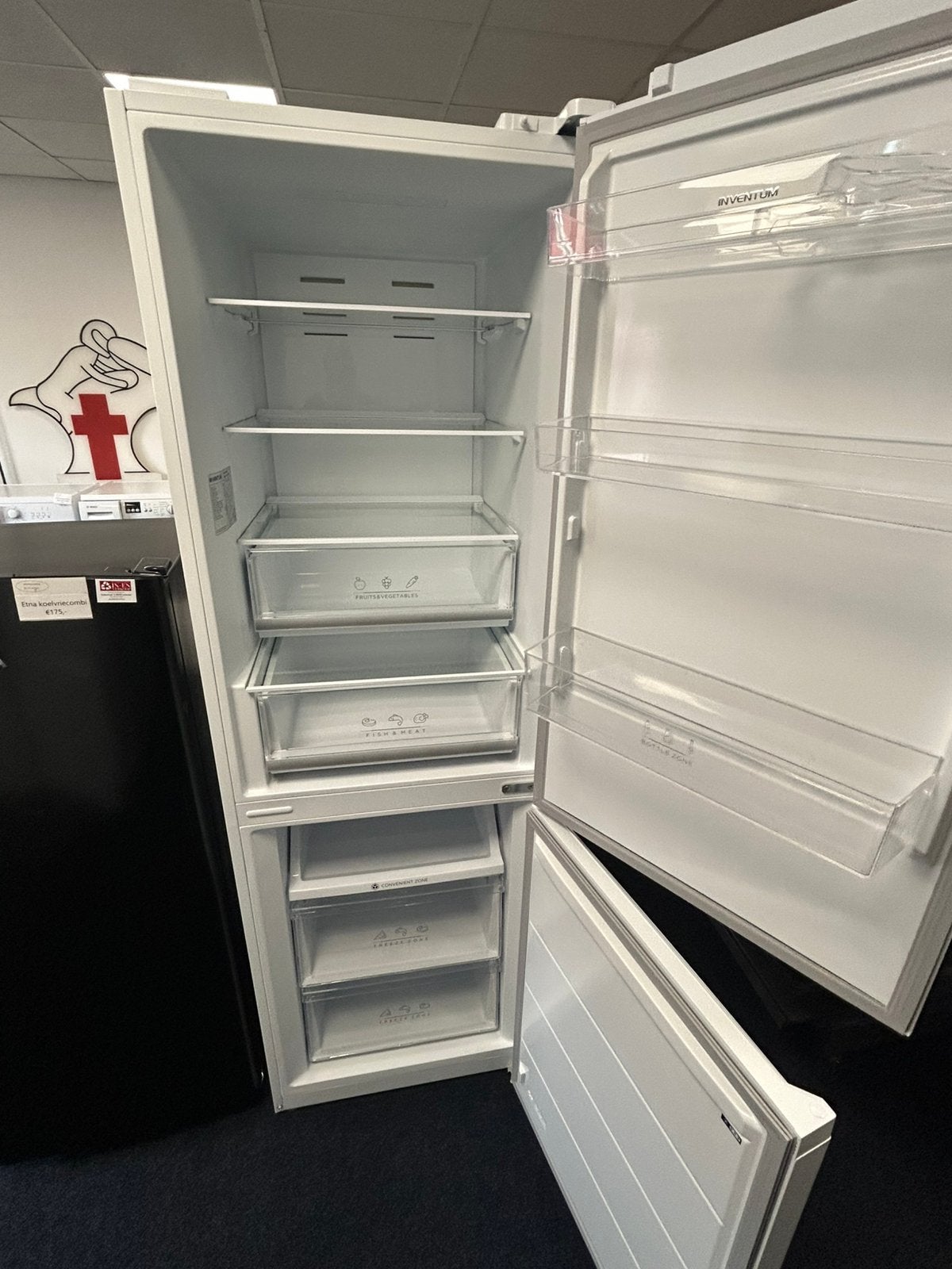 Inventum no frost KV1850W/01 incl garantie&bezorgen, Ophalen, Nl, 200 liter of meer, Nulachtenvijftig.nl