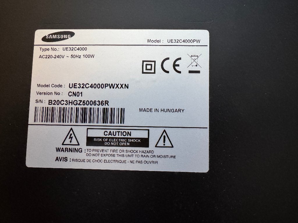 Samsung 32 inch tv (ook als monitor te gebruiken), Ophalen, 50 Hz, HD Ready (720p), 80 tot 100 cm