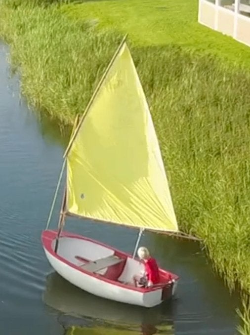 Victoria Jol met mooi zeil, blokjes, zwaard en roer, Ophalen, Gebruikt, Overige typen, Minder dan 15 m²