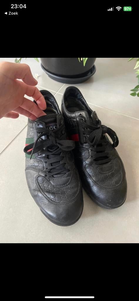 Gucci sneakers maat 42, Kleding | Heren, Schoenen, Ophalen of Verzenden, Gedragen, Zwart, Sneakers of Gympen