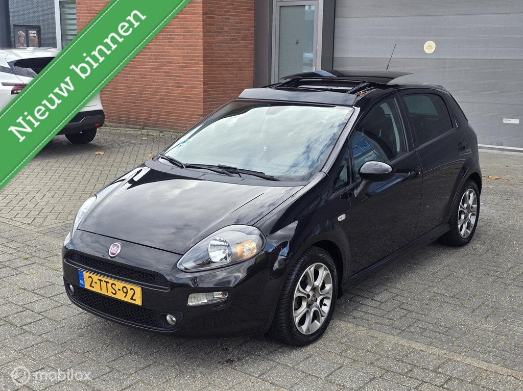 Fiat PuntoEvo 0.9TwinAirLounge❄️Airco✅️Pano✅️Apk, Auto's, Fiat, Voorwielaandrijving, 101 pk, Alcantara, Origineel Nederlands