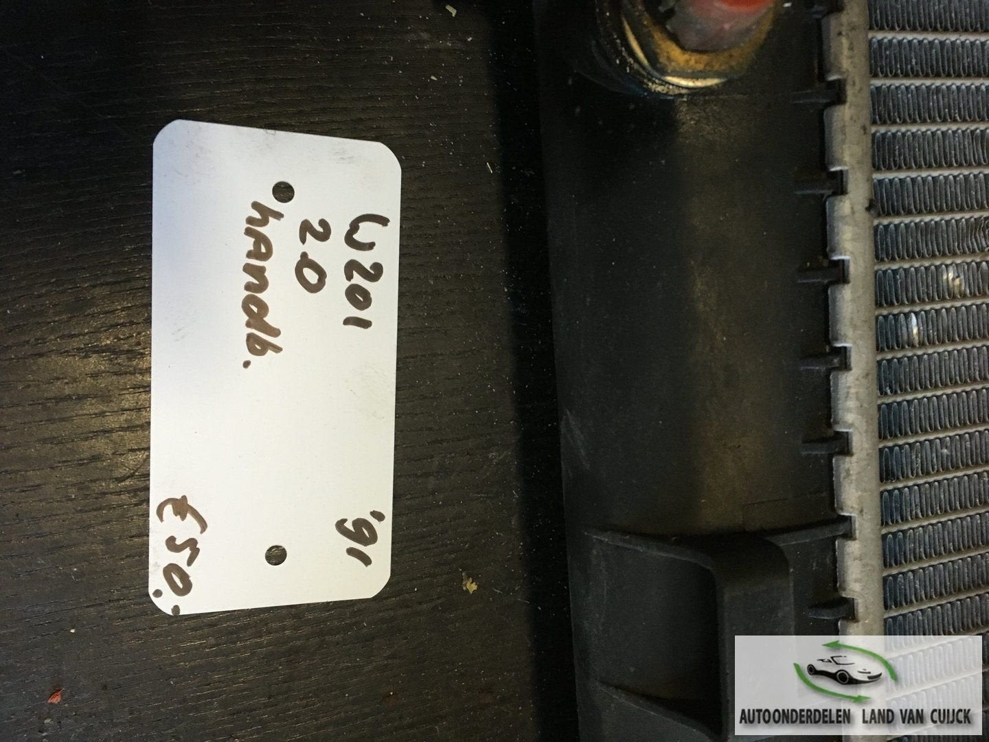Mercedes w201 2.0 1991 handbak Radiateur, Gebruikt, -, -, Ophalen of Verzenden