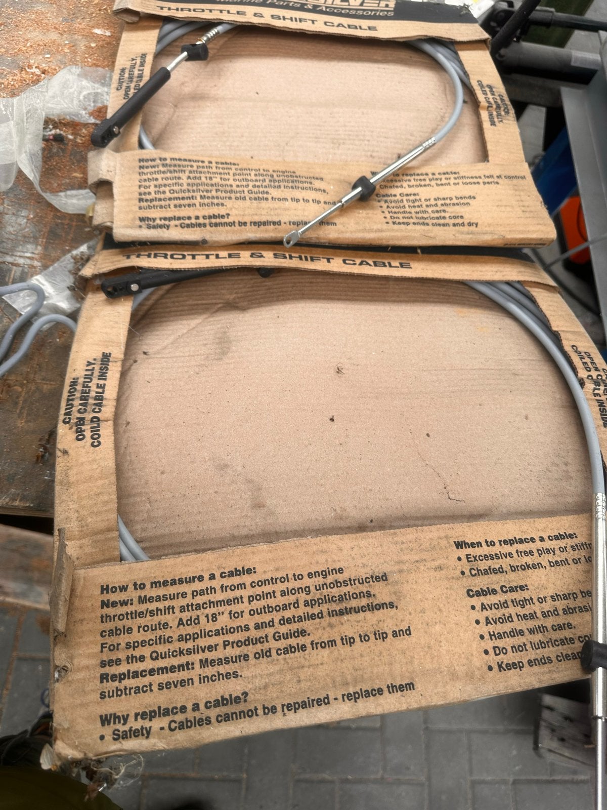 Quicksilver gas- en schakelkabel, Ophalen of Verzenden, Nieuw, Motor en Techniek
