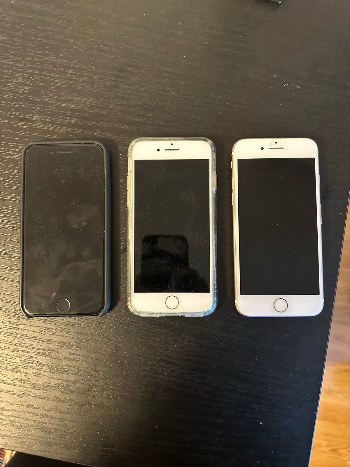 3x iPhone 7 (1x 128GB, 2x 64GB) - Zilver & Roze, Telecommunicatie, Mobiele telefoons | Apple iPhone, 128 GB, Ophalen of Verzenden