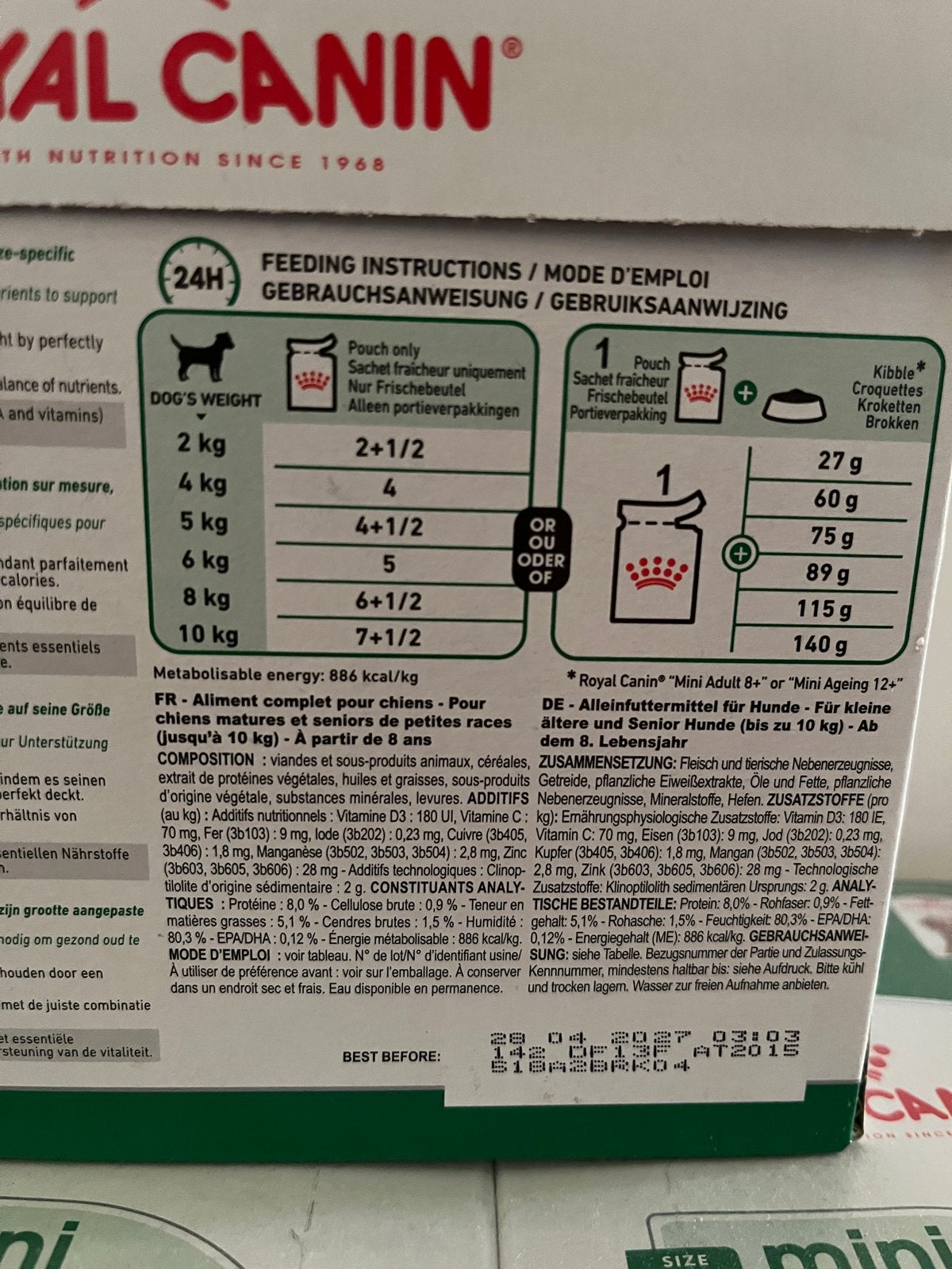 Royal Canin Mini Ageing hondenvoer - 48 stuk, Ophalen