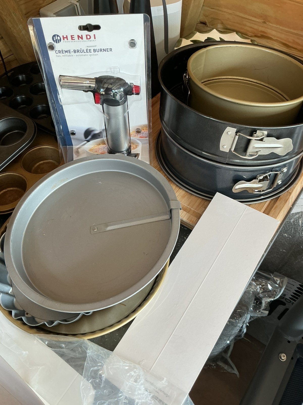Veel bakvormen en toebehoren voor de thuisbakker, Ophalen of Verzenden, Zo goed als nieuw, Taarten of Cupcakes, Bakvorm