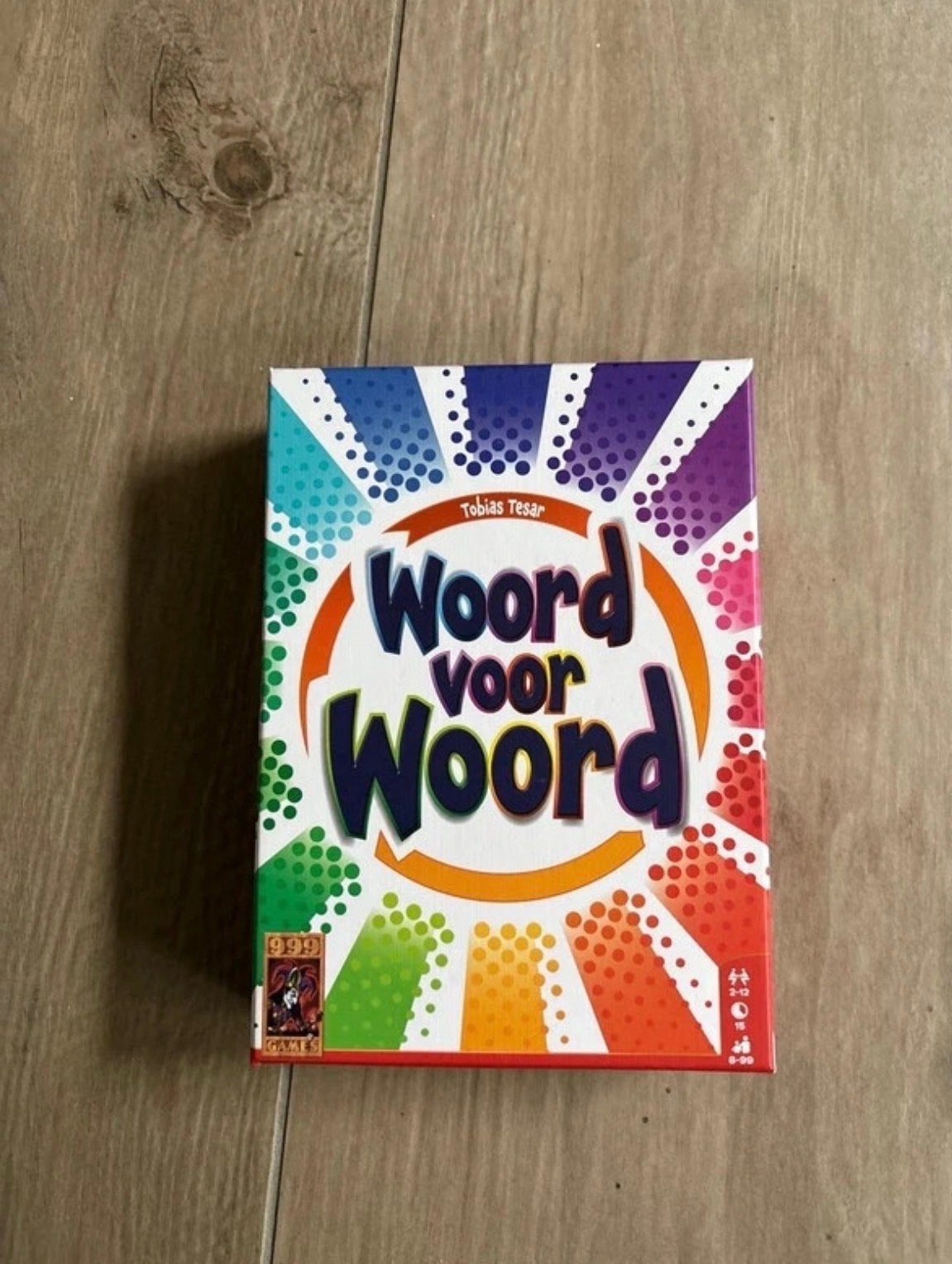 Woord voor Woord - Leuk viraal spel, slechts 1x gespeeld!, Drie of vier spelers, Verzenden, Zo goed als nieuw