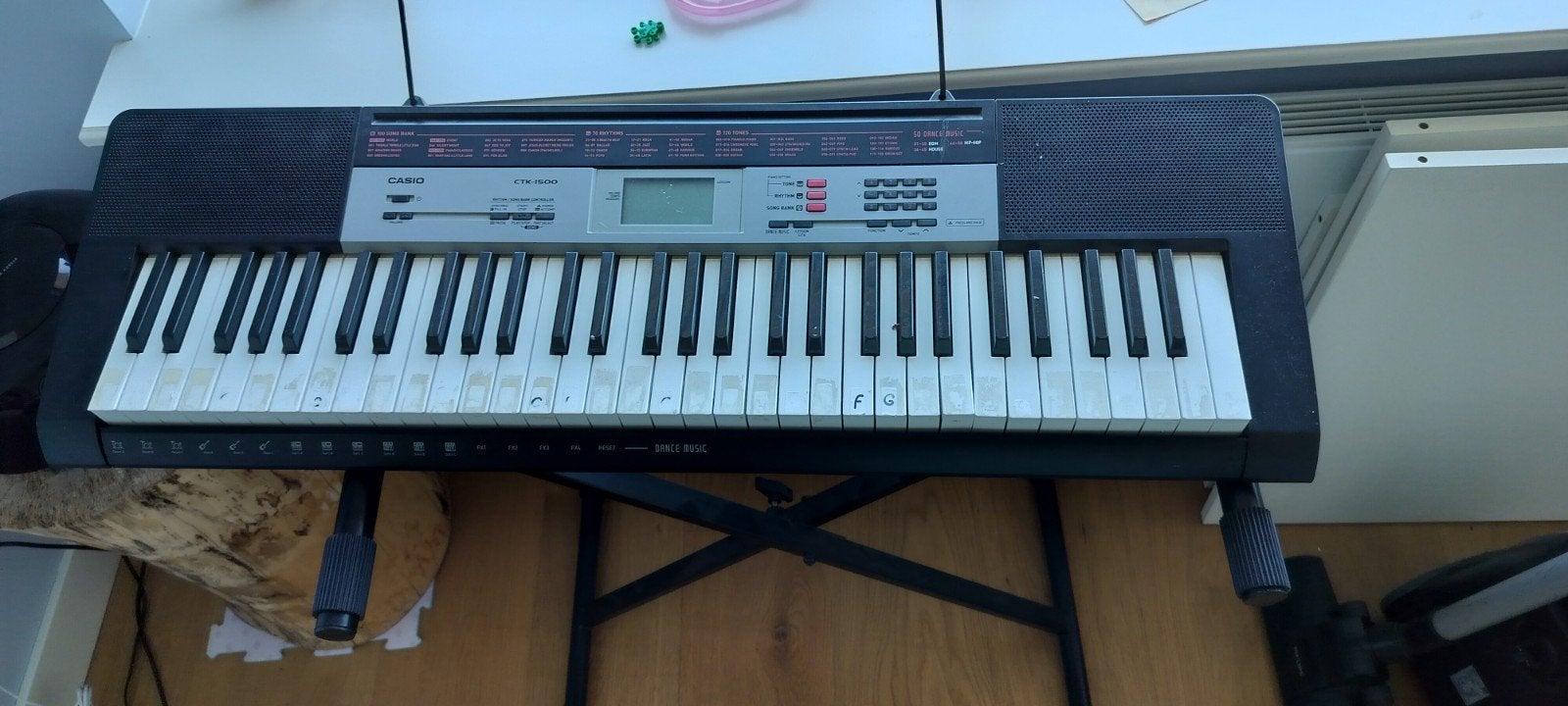 Casio CTK-1500 keyboard - Gebruikt, Ophalen of Verzenden, Gebruikt, 61 toetsen, Casio