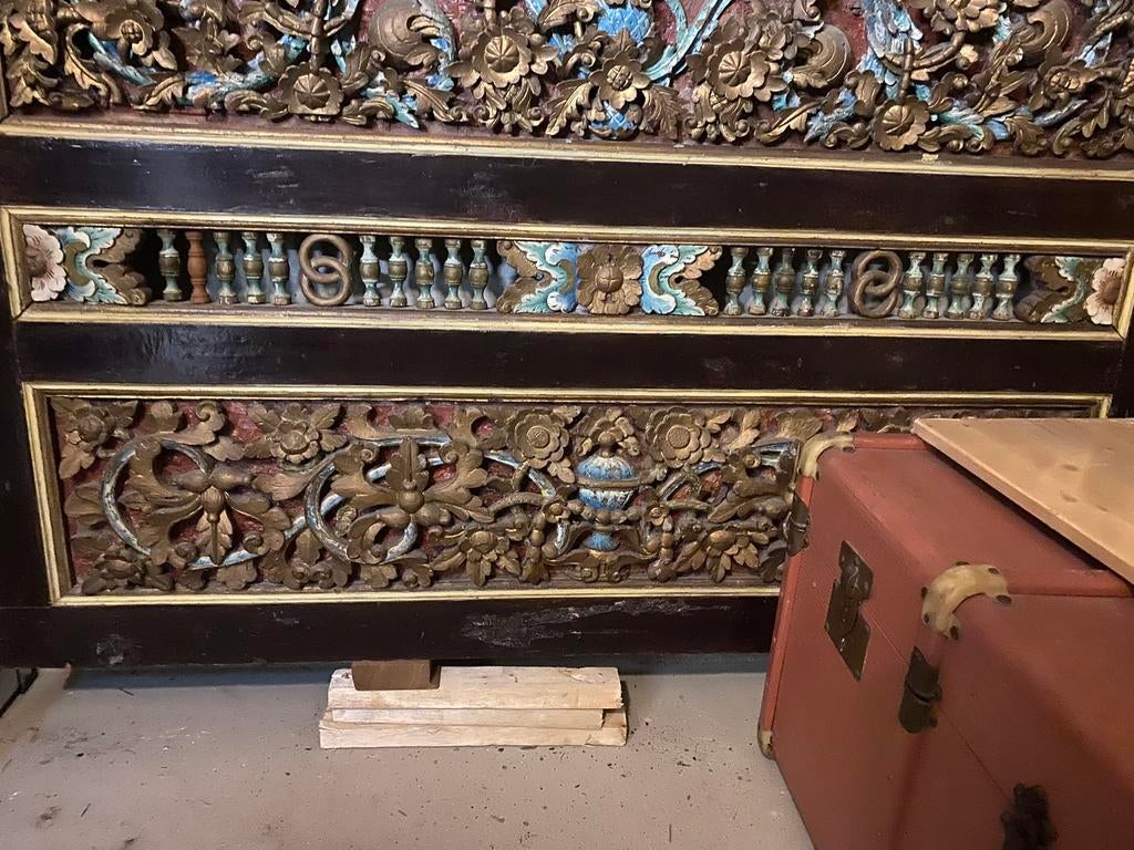 Uniek wandpaneel uit Indonesie, Ophalen, Gebruikt