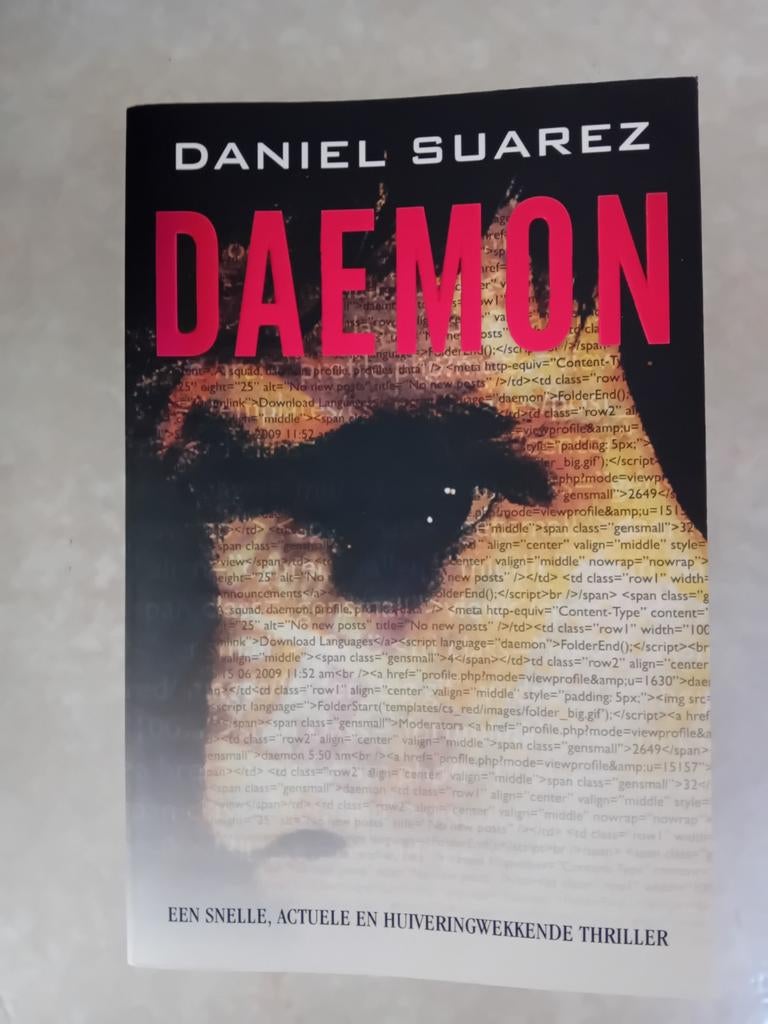 Daemon - Daniel Suarez (Thriller), Boeken, Ophalen of Verzenden, Zo goed als nieuw, Daniel Suarez, Wereld overig