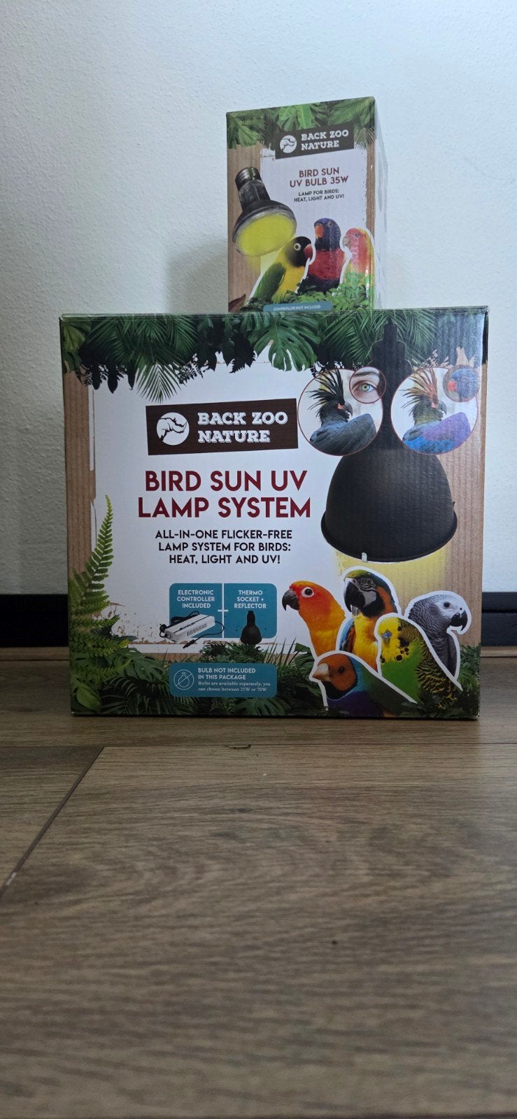 Back Zoo Nature Bird Sun UV Lamp voor papegaai, Ophalen, Nieuw, Kooi-accessoires
