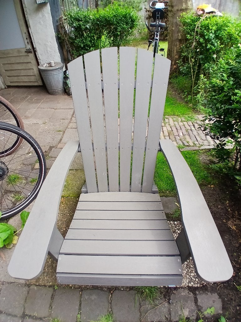 Tuinstoel, Adirondack stoel, Bear Chair, Canadese tuinstoel, Tuin en Terras, Tuinstoelen, Ophalen, Gebruikt, Kunststof