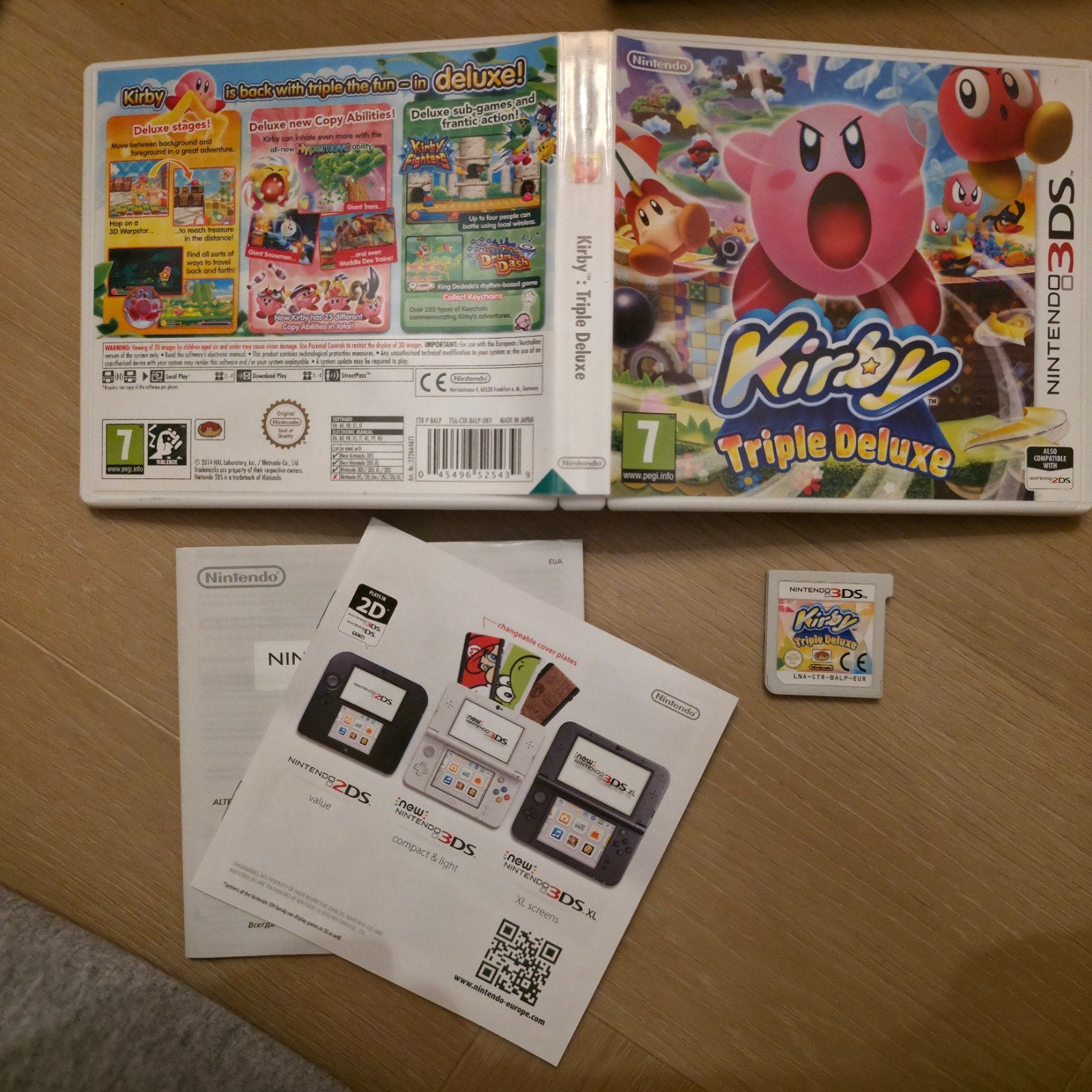 Kirby Triple Deluxe (Nintendo 3DS) - Zo goed als nieuw, Spelcomputers en Games, Games | Nintendo 2DS en 3DS, 1 speler, Ophalen of Verzenden