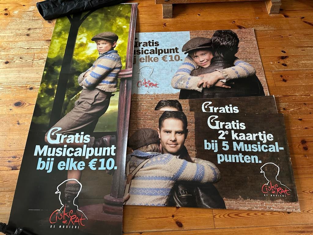 Albert Heijn spaaractie posters Ciske de Rat de musical, Ophalen, A1 t/m A3, Film en Tv, Rechthoekig Staand