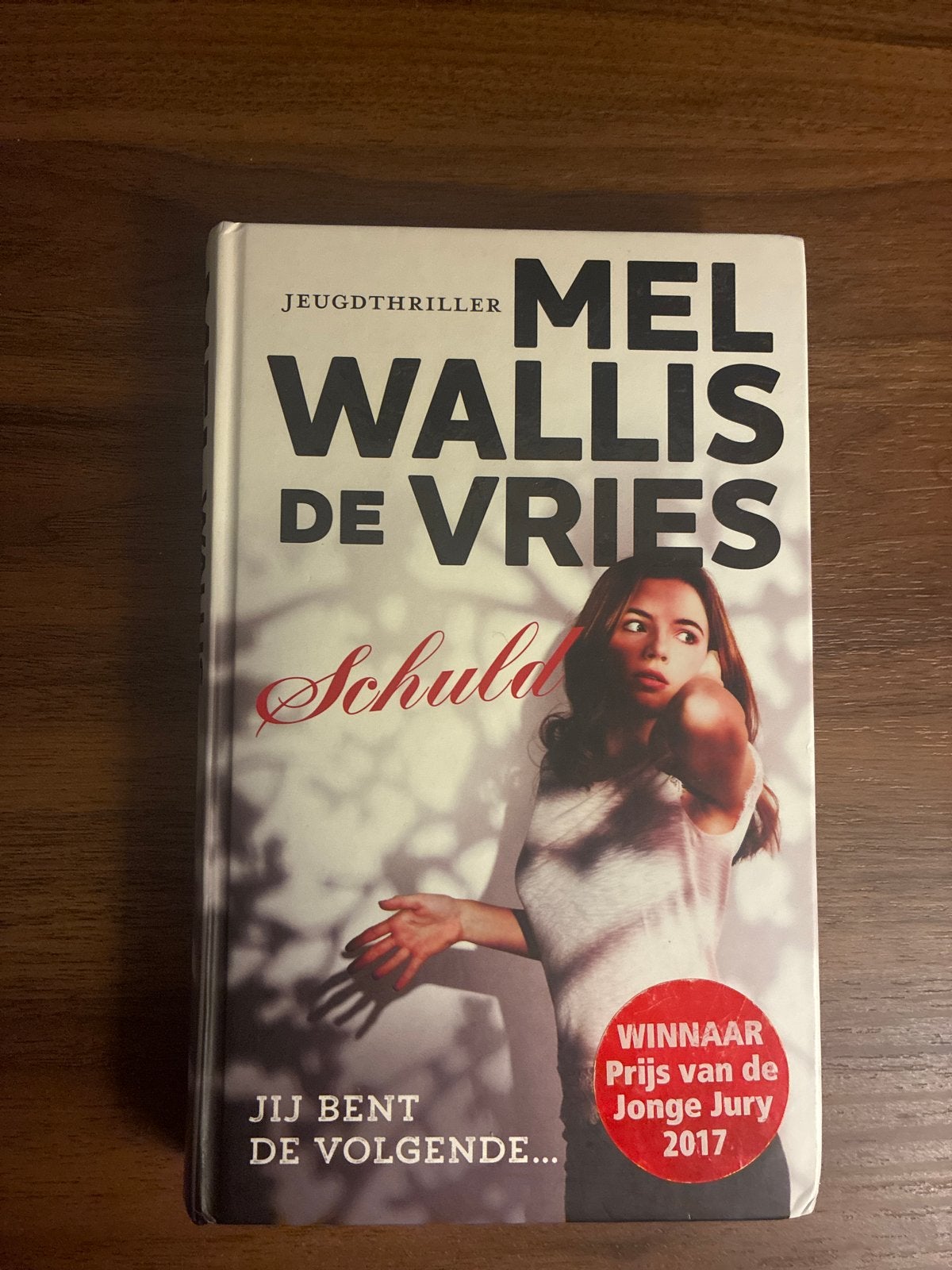 Jeugdthriller Mel Wallis de Vries - Schuld, Ophalen of Verzenden, Zo goed als nieuw