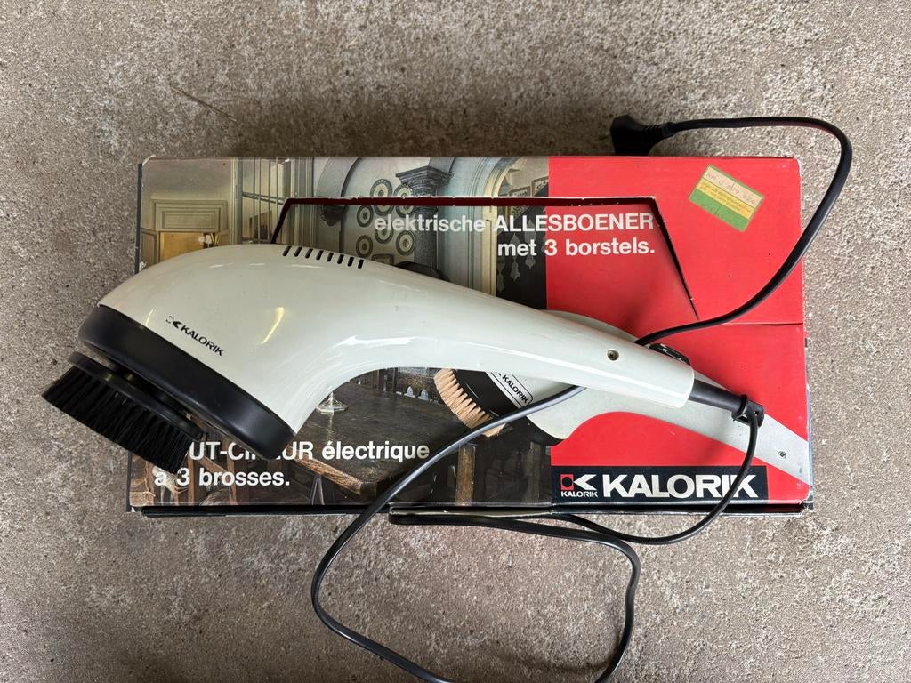 Elektrische ALLESBOENER met 3 borstels - Kalorik, Ophalen of Verzenden, Gebruikt