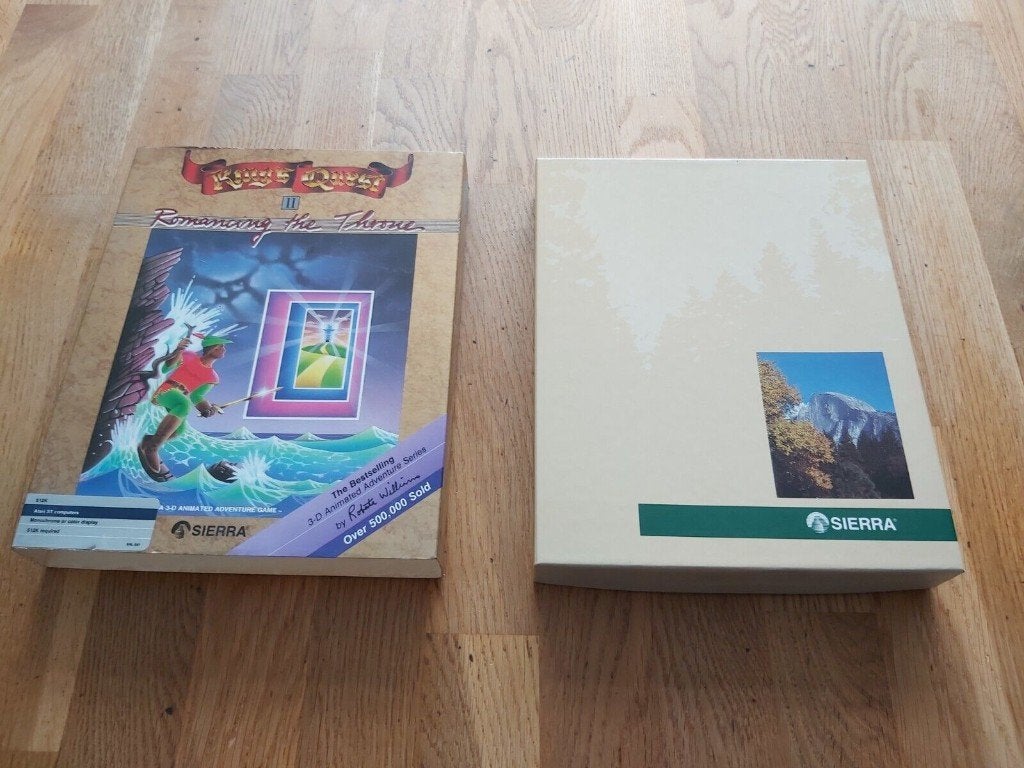 King's Quest II 2: Romancing The Throne Sierra PC Big Box, 1 speler, Ophalen of Verzenden, Vanaf 12 jaar