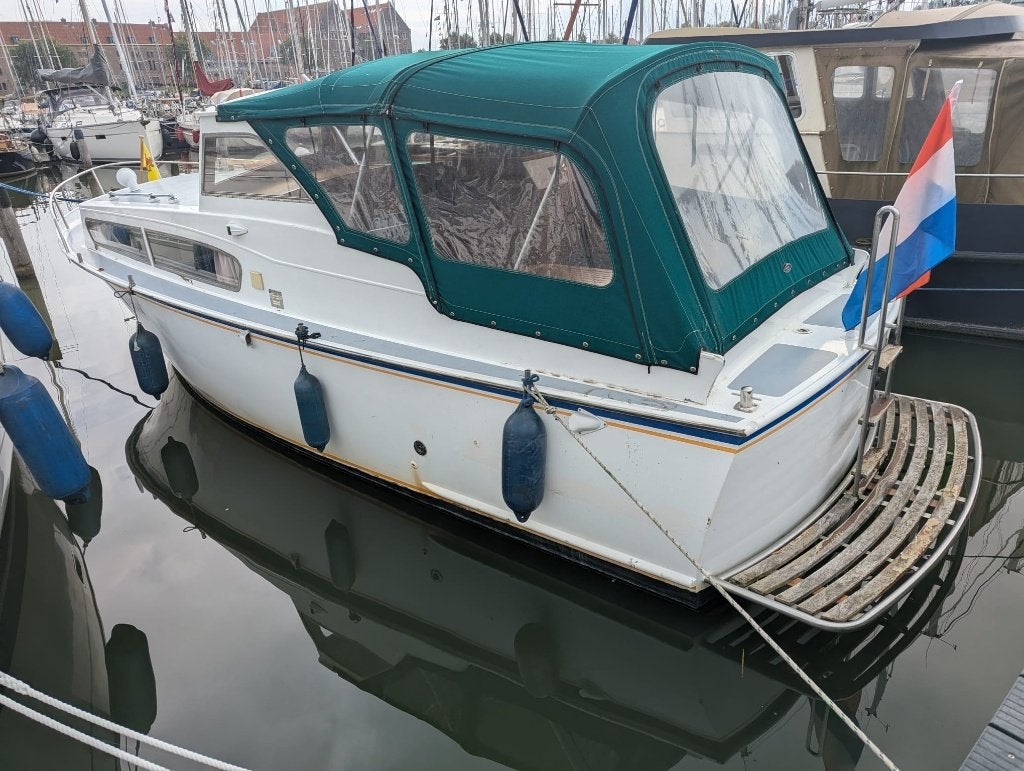 Kaagkruiser 850 Boegschroef Sole 60pk diesel 19000€onderhoud, Gebruikt, Binnenboordmotor, Diesel, Kruiser