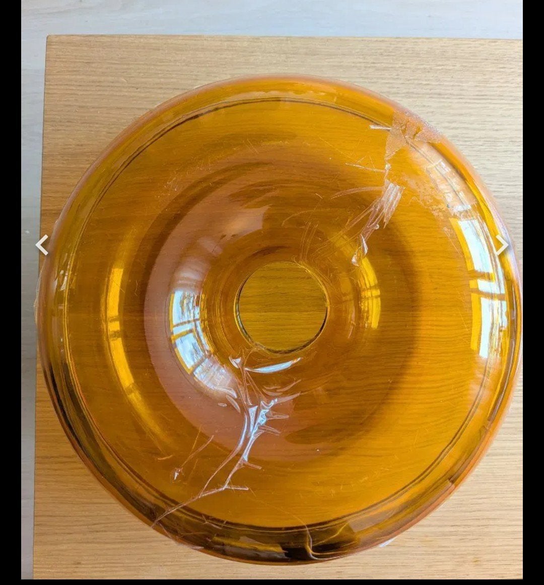 Sabine Marcelis x IKEA Varmblixt Donut Schaal Glas, Huis en Inrichting, Gebruikt, Schaal, Rond, Ophalen of Verzenden