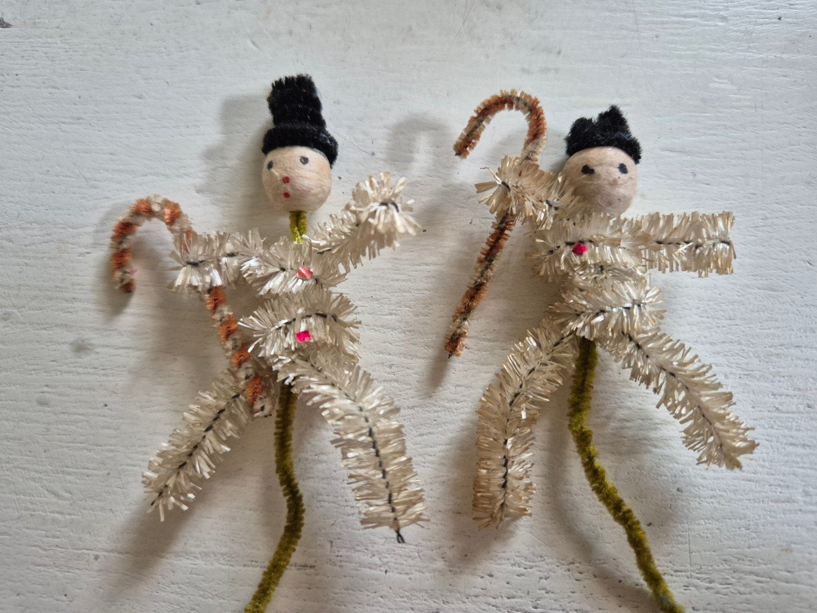2 leuke oude kerst pijpenragers, Diversen, Ophalen of Verzenden