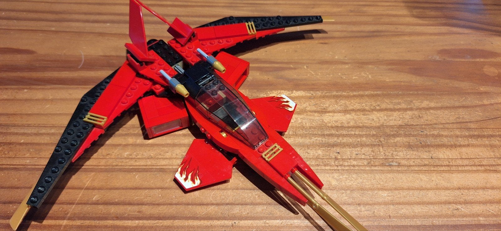Kai's fighterjet - 70721, Lego, Ophalen of Verzenden, Zo goed als nieuw, Compleet