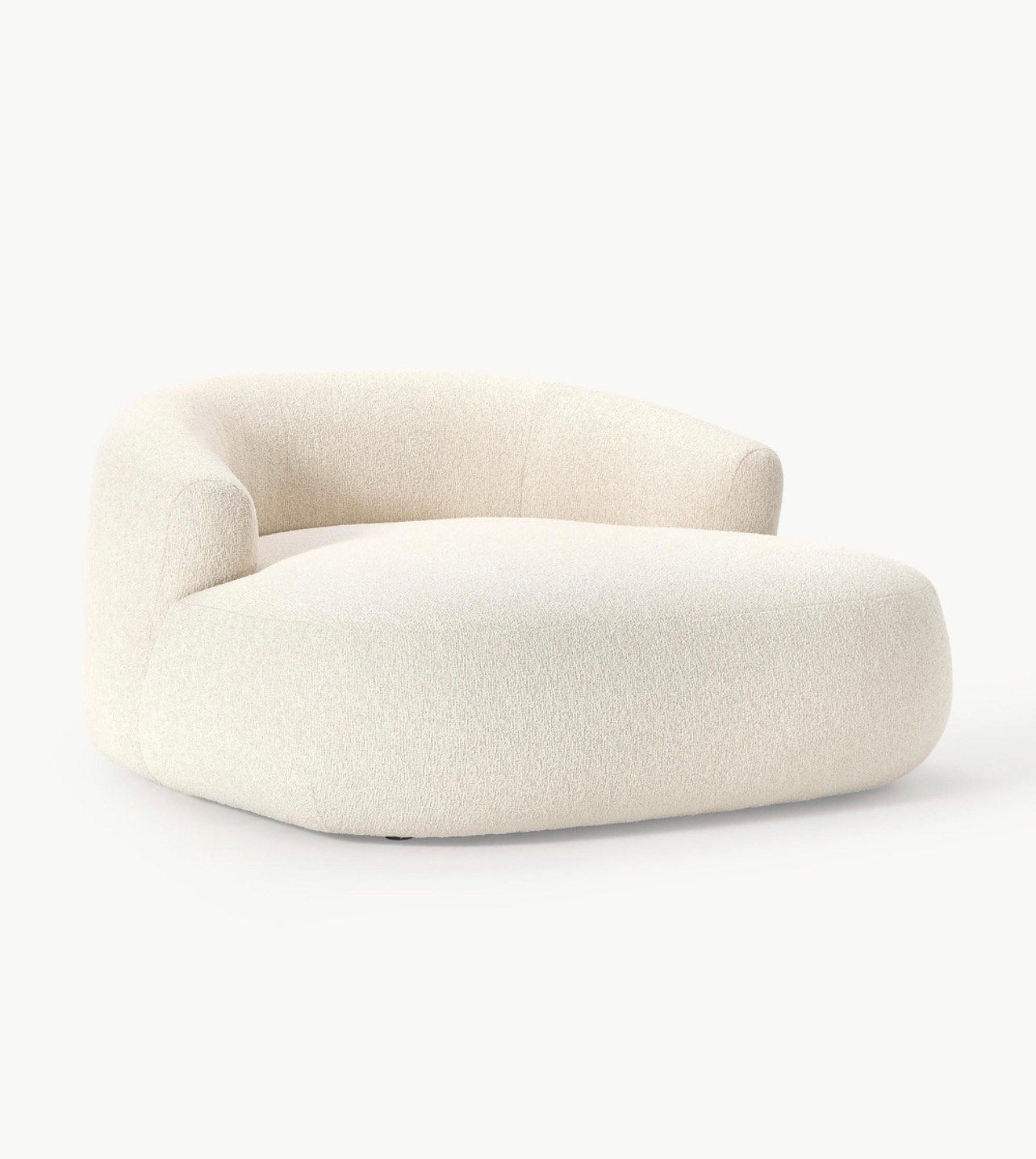 Westwing bank Sofia chaise longue nieuw, Ophalen, 125 tot 150 cm, Minder dan 150 cm, Stof