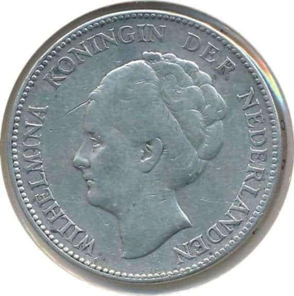 Nederland 1 Gulden 1929, 1 gulden, Zilver, Ophalen of Verzenden, Koningin Wilhelmina