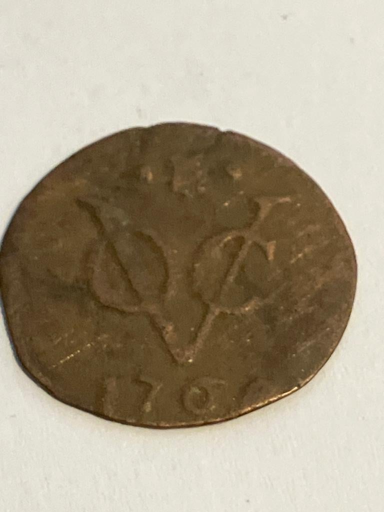 Halve VOC duit Utrecht 1769, Ophalen of Verzenden, Vóór koninkrijk, Overige waardes, Losse munt