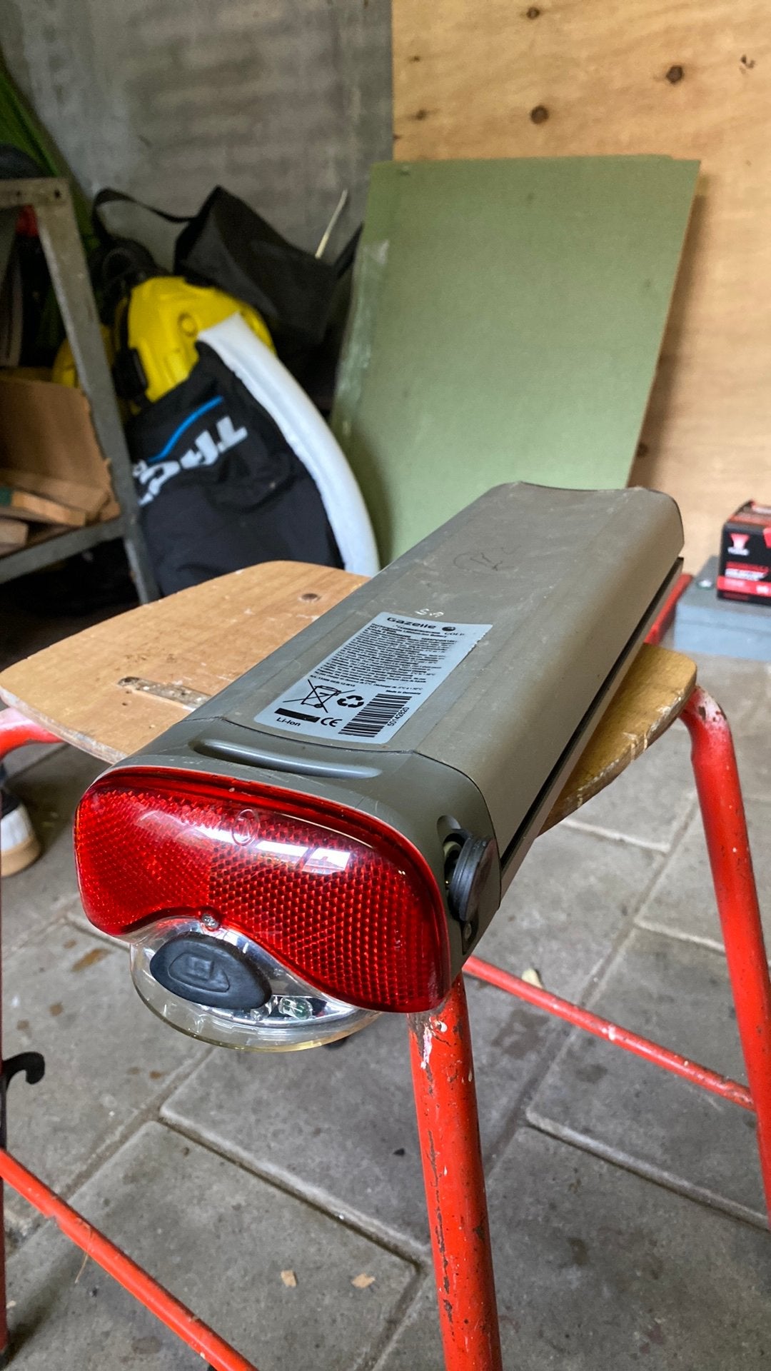 Gazelle lithium ion 36v fiets accu, Fietsen en Brommers, Fietsaccessoires | Fietsaccu's, Ophalen of Verzenden, Gebruikt