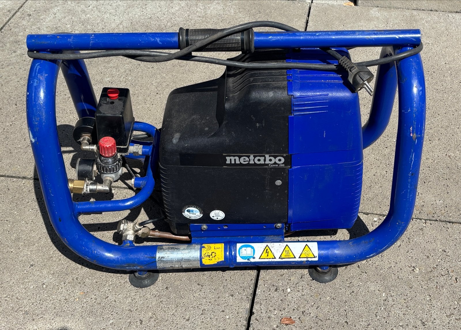 Metabo Compressor Power 160-5 W OF, Doe-het-zelf en Verbouw, Compressors, Ophalen, Gebruikt, 6 tot 10 bar, Minder dan 200 liter/min