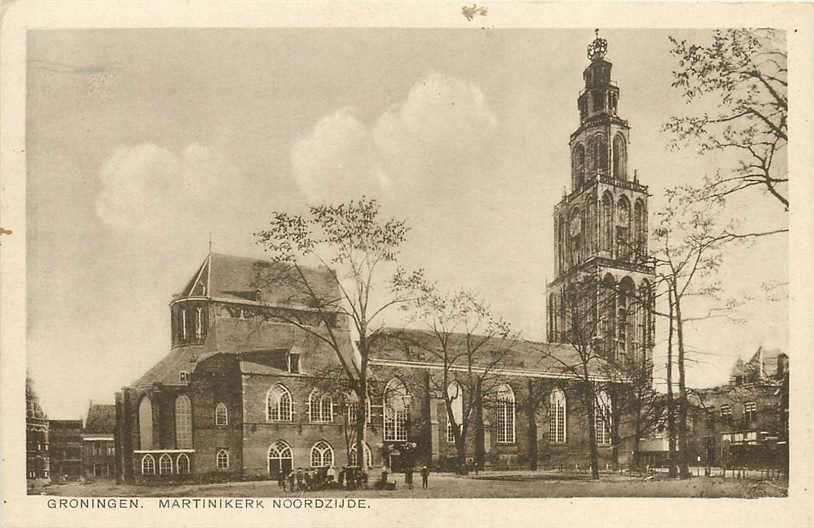 377-595-041 Groningen Martinikerk, Ophalen of Verzenden, Voor 1920, Groningen