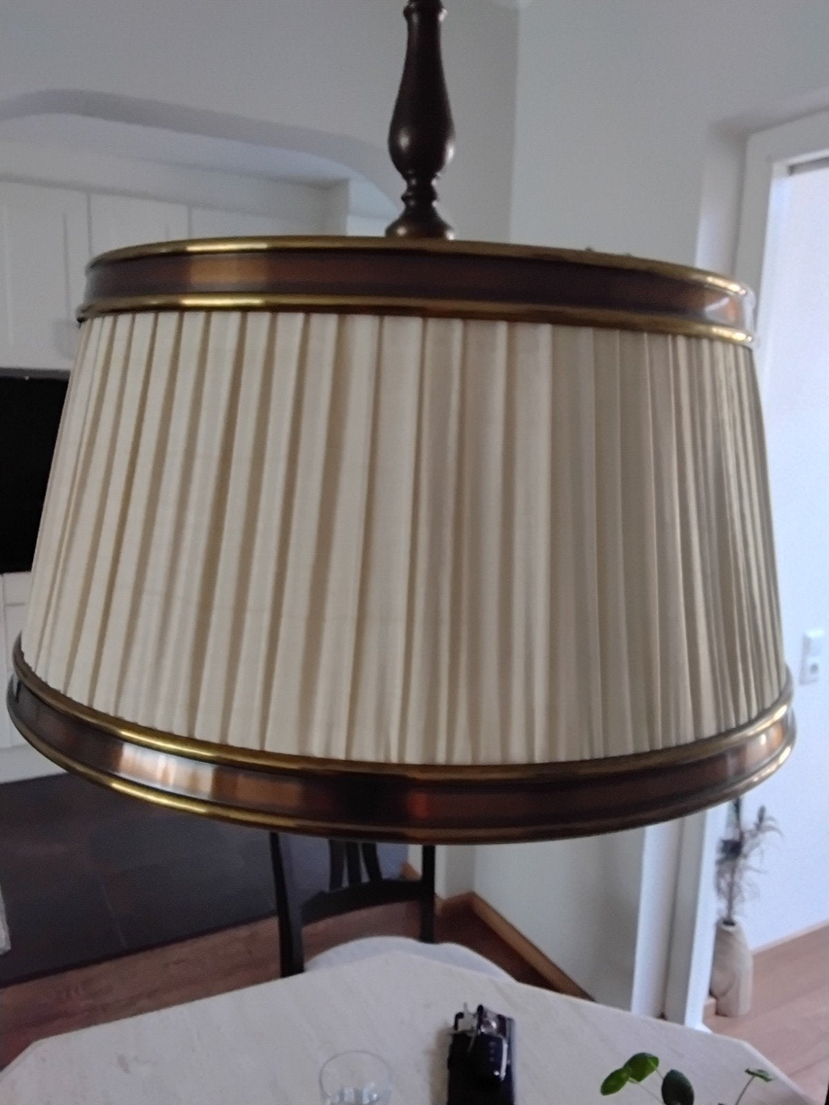 mooie klassieke hanglamp, Ophalen, Gebruikt, E27 (groot)