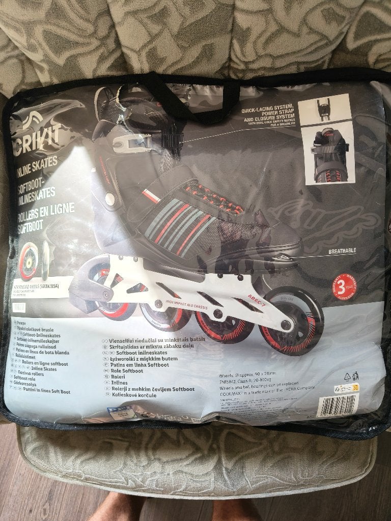Skates maat 45, Sport en Fitness, Skeelers, Heren, Nieuw, Inline skates 4 wielen, Ophalen