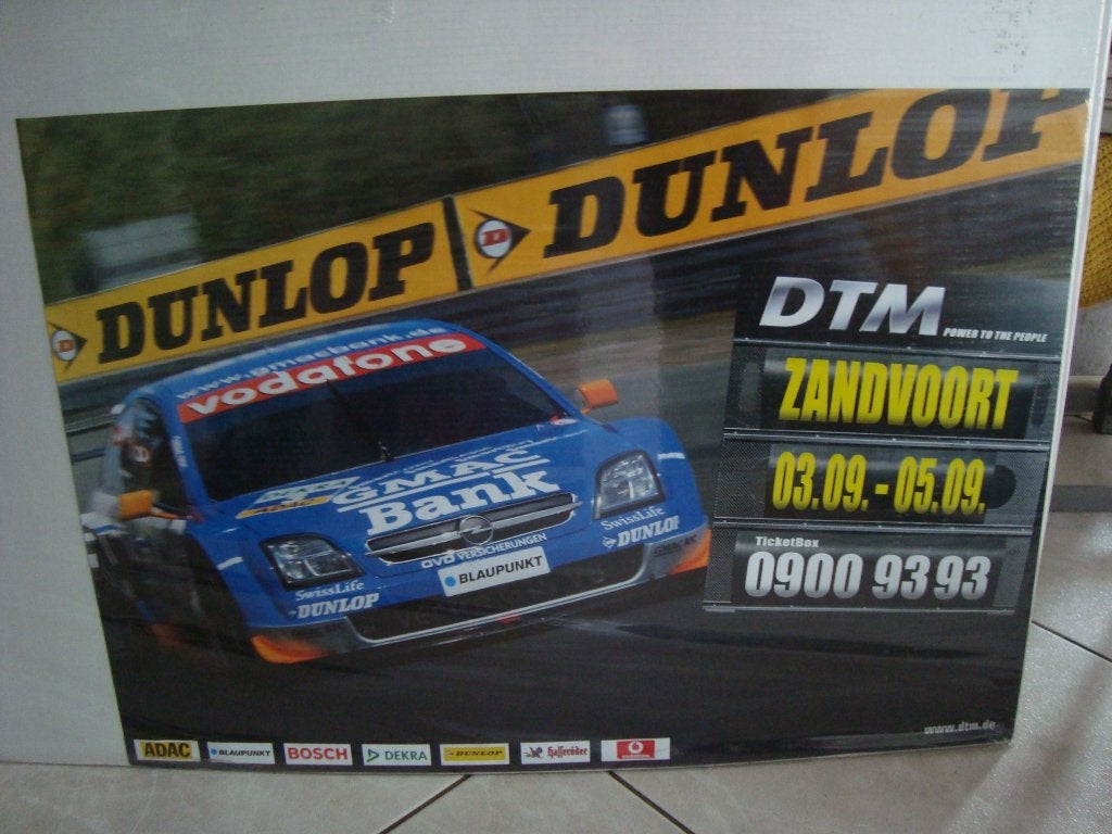 Zandvoort opel poster 80-56 cm nieuw, Ophalen of Verzenden, Nieuw, Auto's