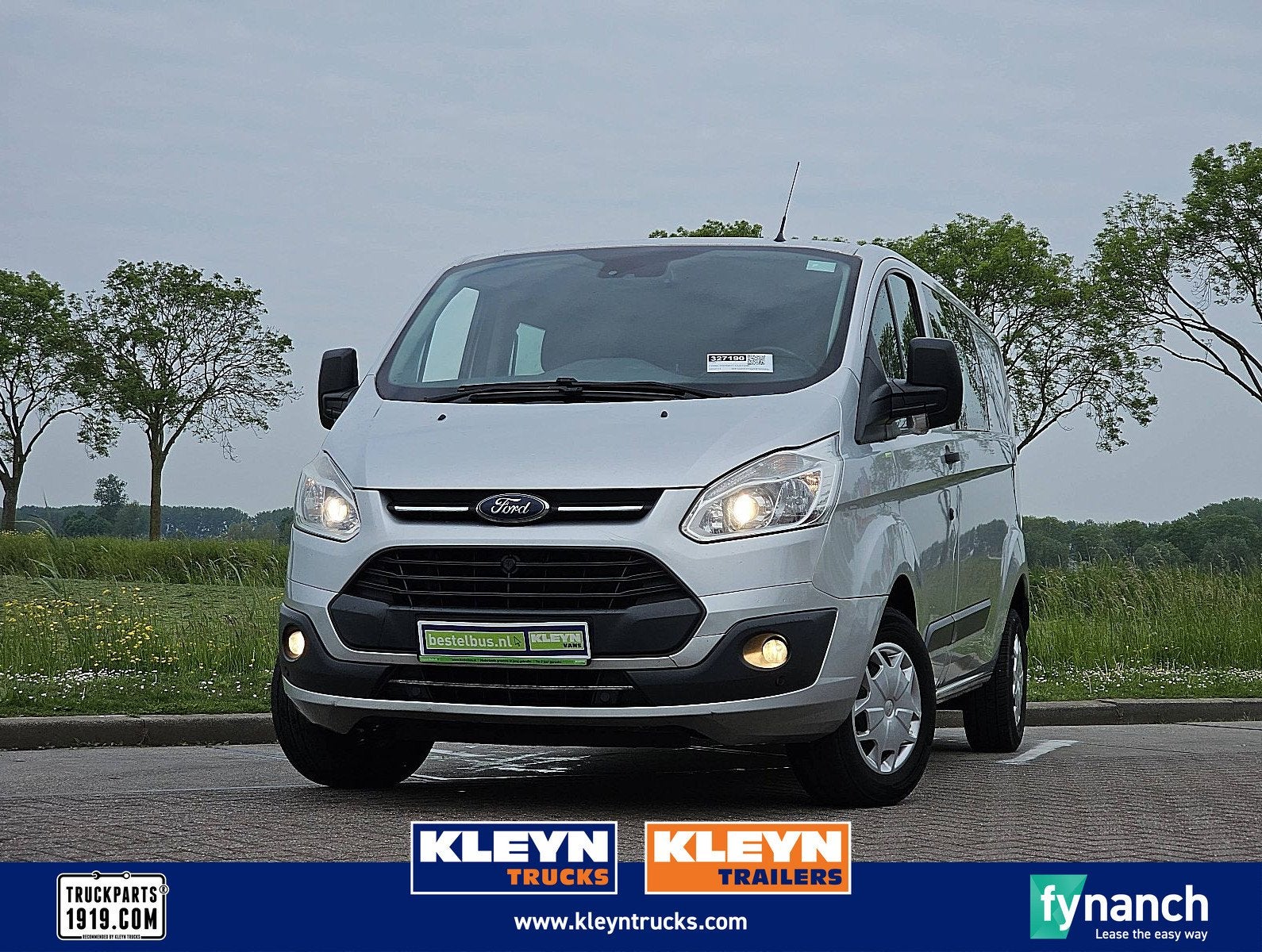 FORD TRANSIT CUSTOM dubbel cabine euro6, Gebruikt, Euro 6, Bedrijf, 6 stoelen