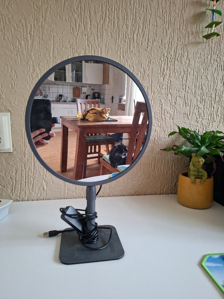 Led lamp spiegel, Ophalen, Rond, Minder dan 50 cm, Minder dan 100 cm