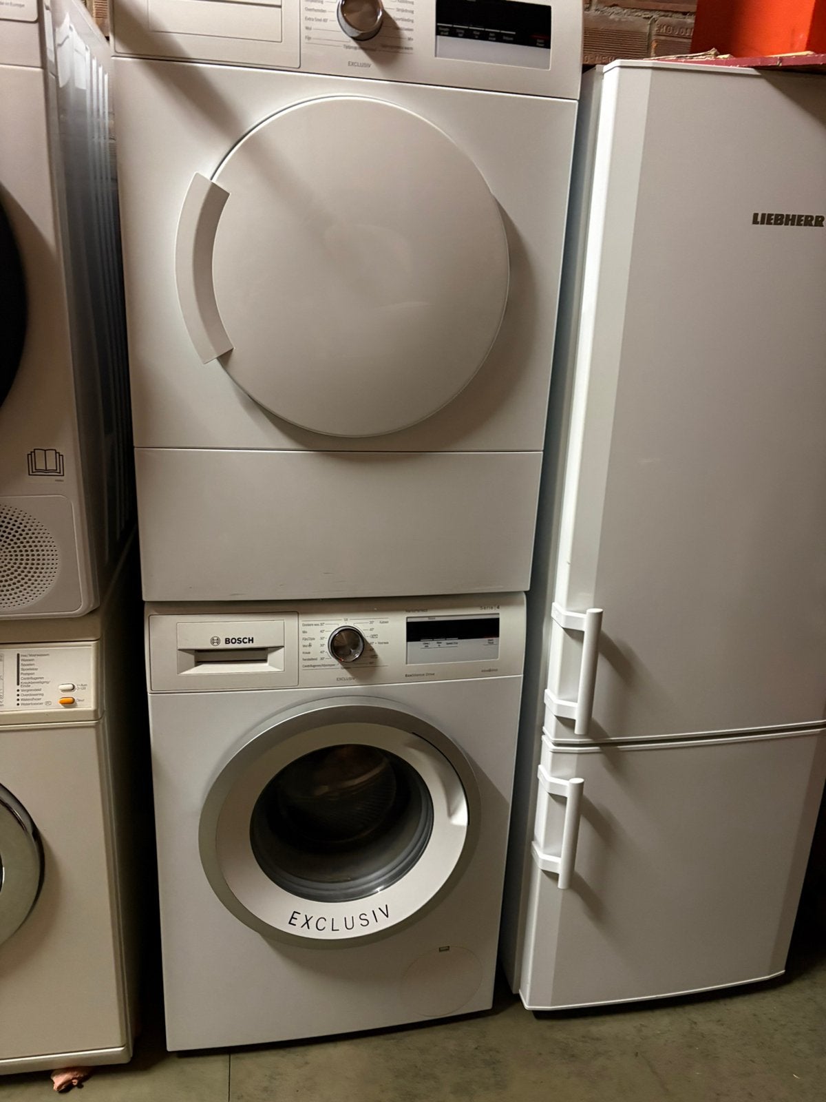 bosch wan28090nl wasmachine serie 4 & Wta73901NL wasdroger, Ophalen, Gebruikt, Minder dan 85 cm, Voorlader
