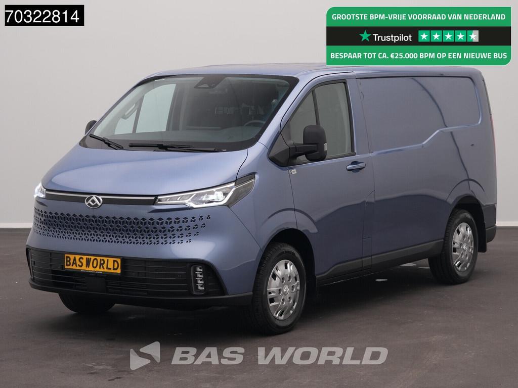 Maxus eDeliver 7 Elektrisch L1H1 450km WLTP Stad 77kWh 204PK, Auto's, Automaat, Stof, Multifunctioneel stuurwiel, Nieuw