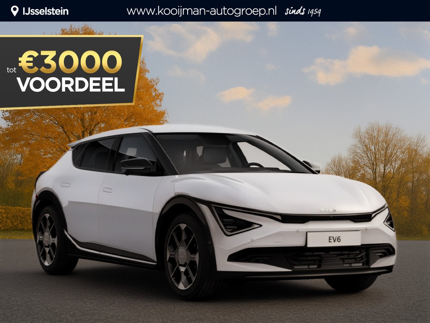 Kia EV6 Plus 63 kWh Nu €3.500,- voordeel! Nu tijdelijk ext