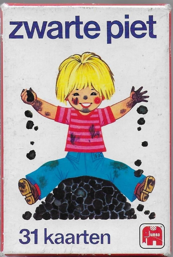 KW103 Jumbo  Zwarte Piet spel -- met 31 kaarten, Ophalen of Verzenden, Zo goed als nieuw, Jumbo