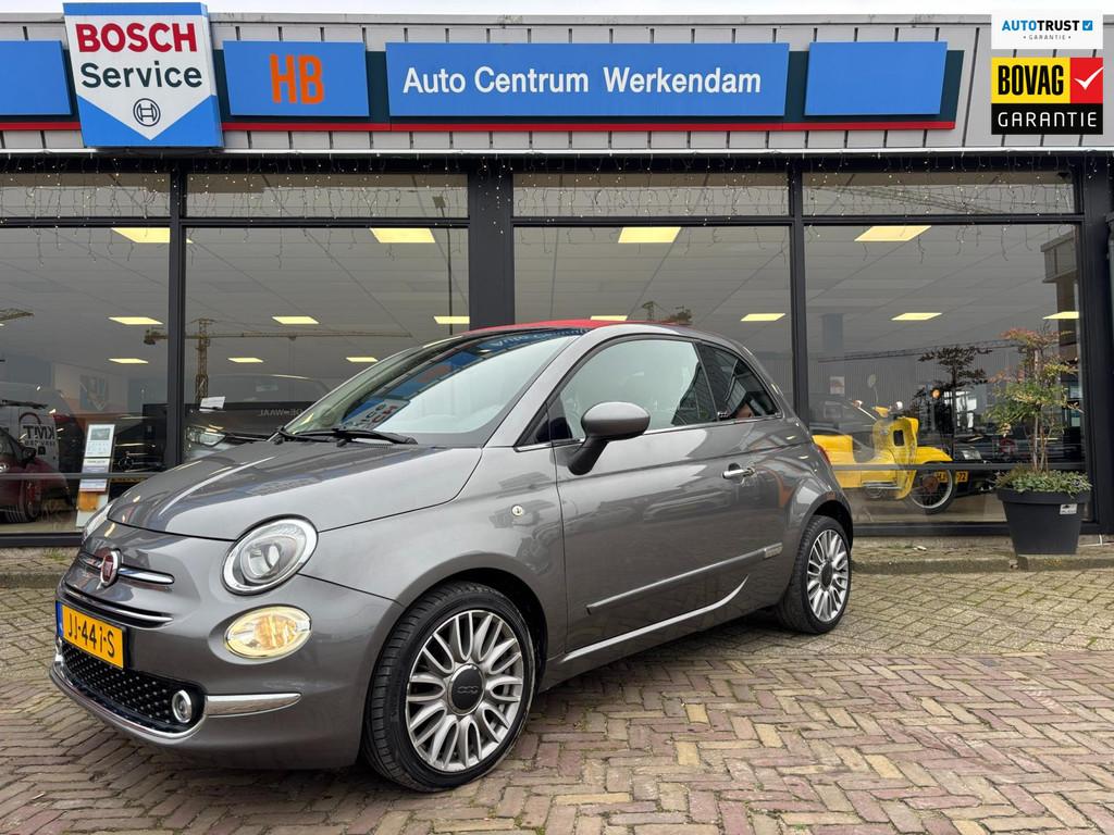 Fiat 500 C 0.9 TwinAir Turbo Lounge, Stof, Gebruikt, Cabriolet, Origineel Nederlands