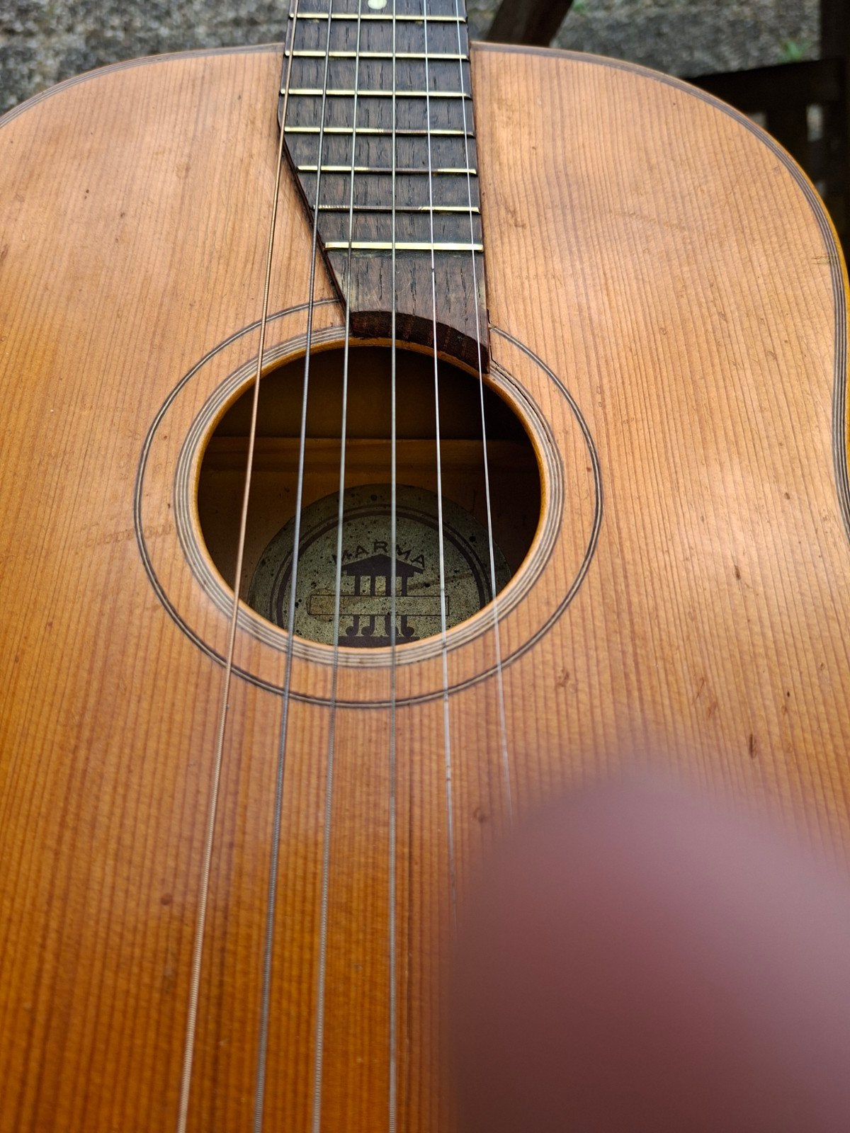 Vintage Marma Gitaar - Gebruikt, Ophalen of Verzenden, Gebruikt, Klassieke of Spaanse gitaar