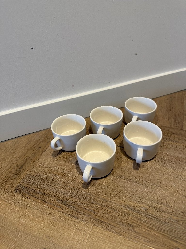 ZGAN 5x Hema new bone Chicago cappuccino koffie kop 330ml, Hema, Nieuw, Ophalen of Verzenden, Overige stijlen