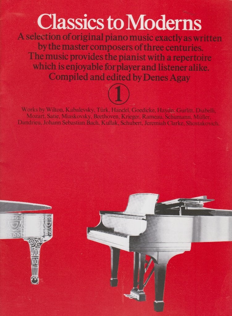 Denes Agay - Classics to Moderns - 1, Gebruikt, Klassiek, Ophalen of Verzenden, Artiest of Componist
